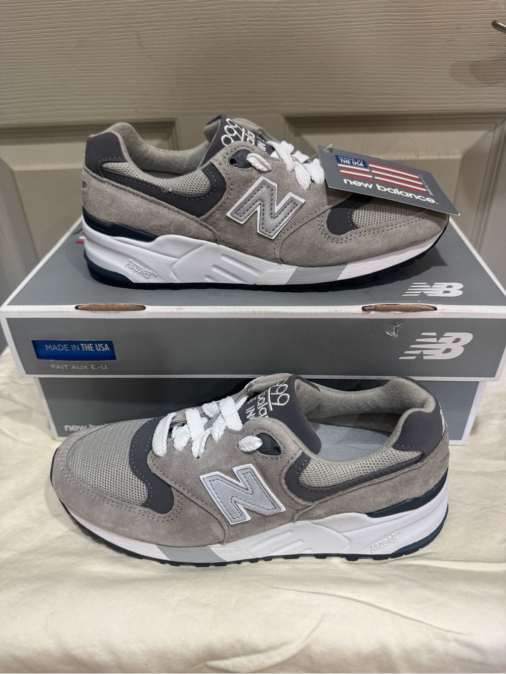 New Balance M999CGL Made in USA Gray Heritage 999 Mens 4.5 Ladies 6 NEW BOX Rare